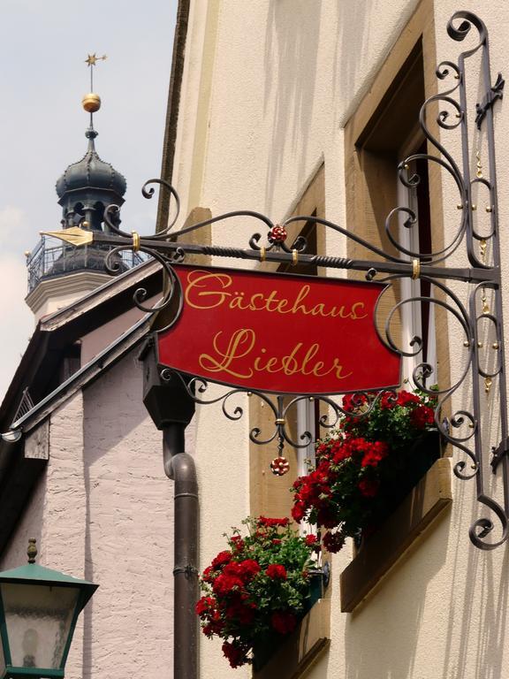 Gaestehaus Liebler Rothenburg ob der Tauber Ngoại thất bức ảnh