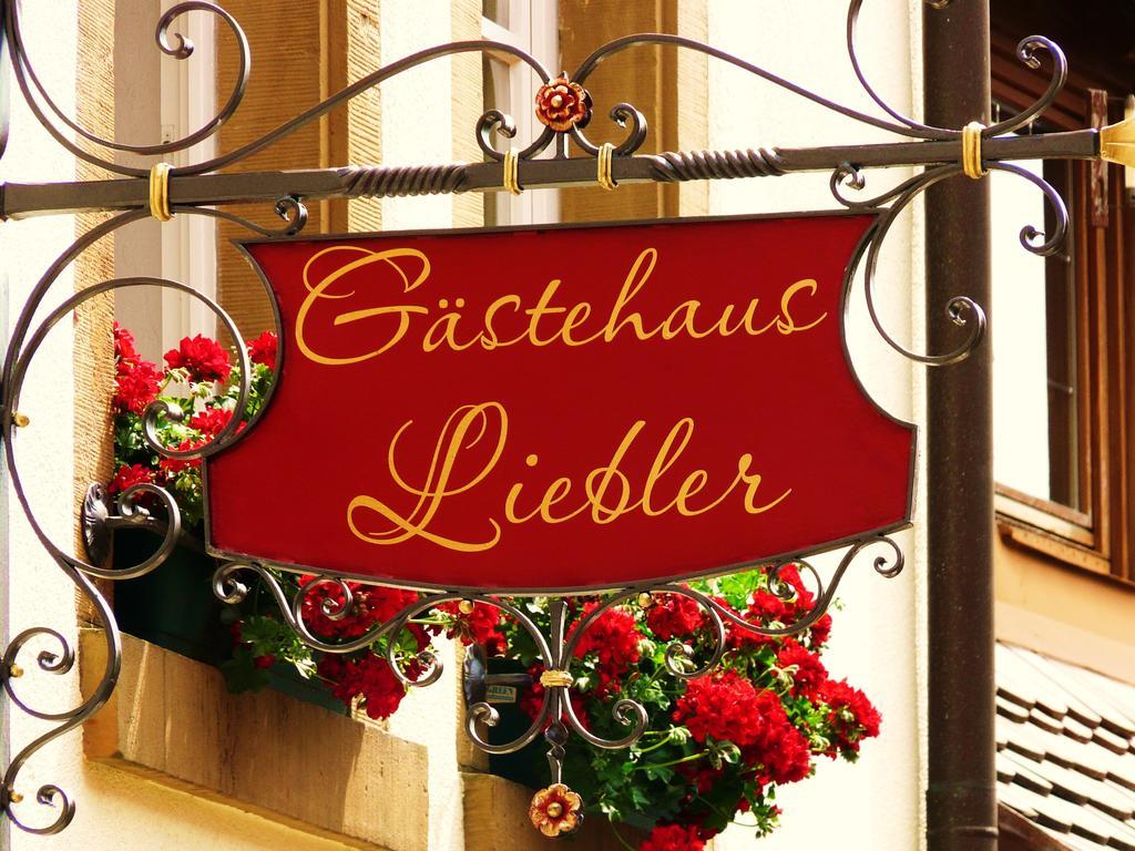 Gaestehaus Liebler Rothenburg ob der Tauber Ngoại thất bức ảnh